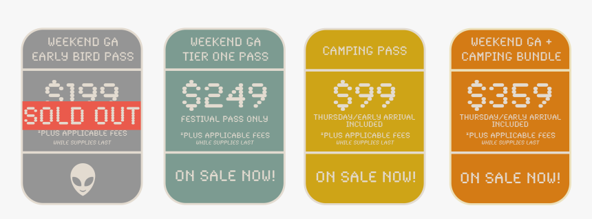 Desertdaze2019 Ticketingtiles New - 927, HD Png Download