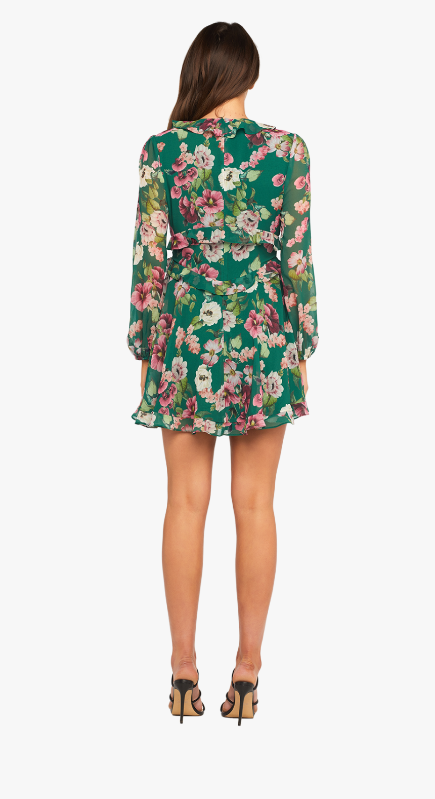 Bambi Floral Dress In Colour Amazon - Day Dress, HD Png Download
