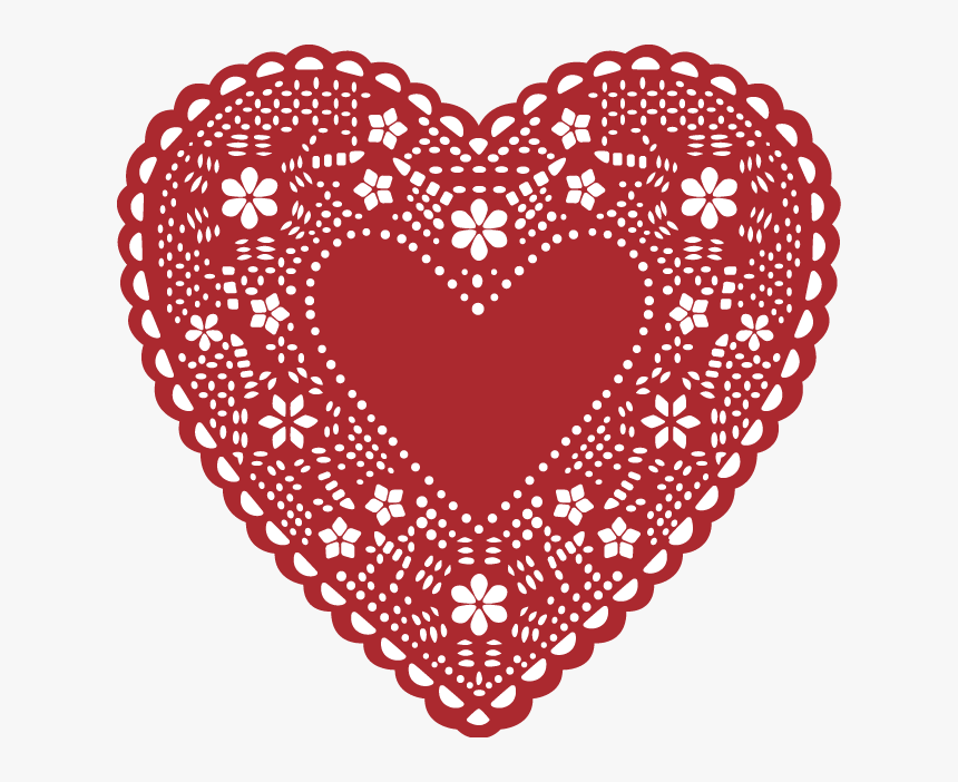 650 X 622 5 - Png Transparent Lace Heart, Png Download