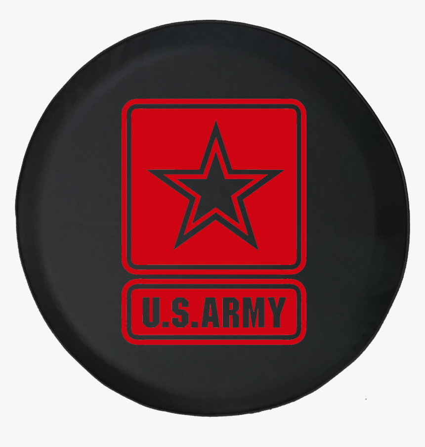 Jeep Wrangler Spare Tire Cover With Army Star - Circle, HD Png Download
