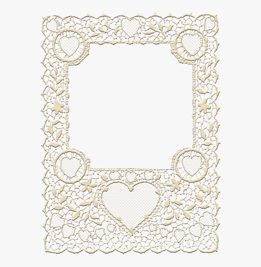 Crochet Necklace, Backgrounds, Presents, Frames, Background - Heart, HD Png Download