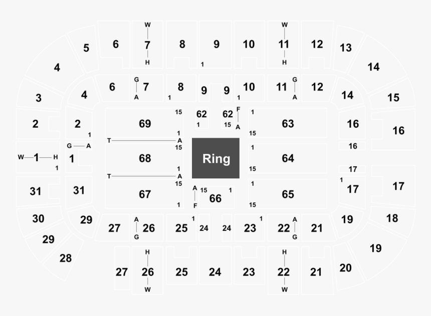 Center Seating Chart, HD Png Download
