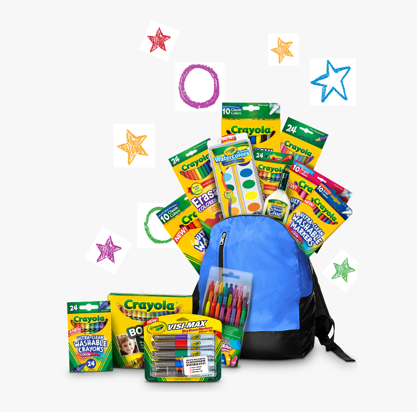 Back To School Crayola , Png Download - Crayola Back To School, Transparent Png