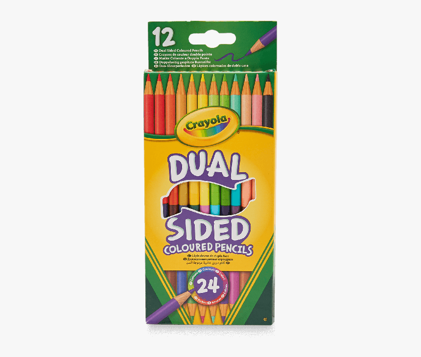 Crayola Dual Sided Coloured Pencils, HD Png Download