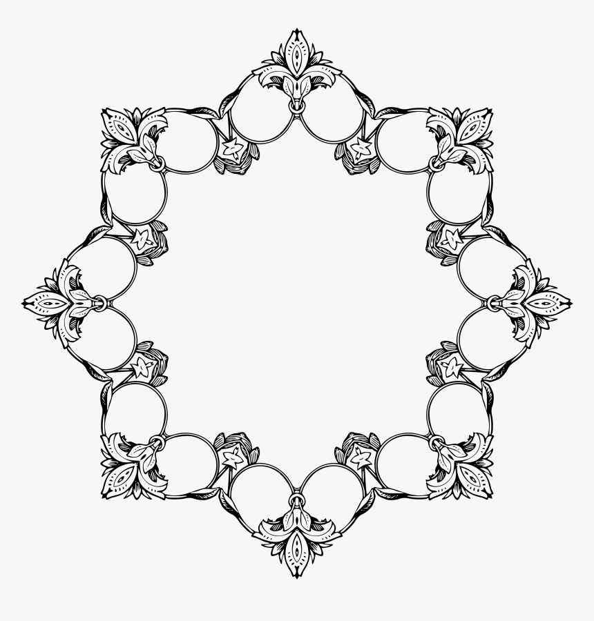 Diamond Frame - Circular Frame Design Png, Transparent Png