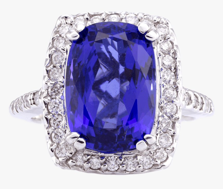 18k White Gold Tanzanite And Diamond Picture Frame - Diamond, HD Png Download