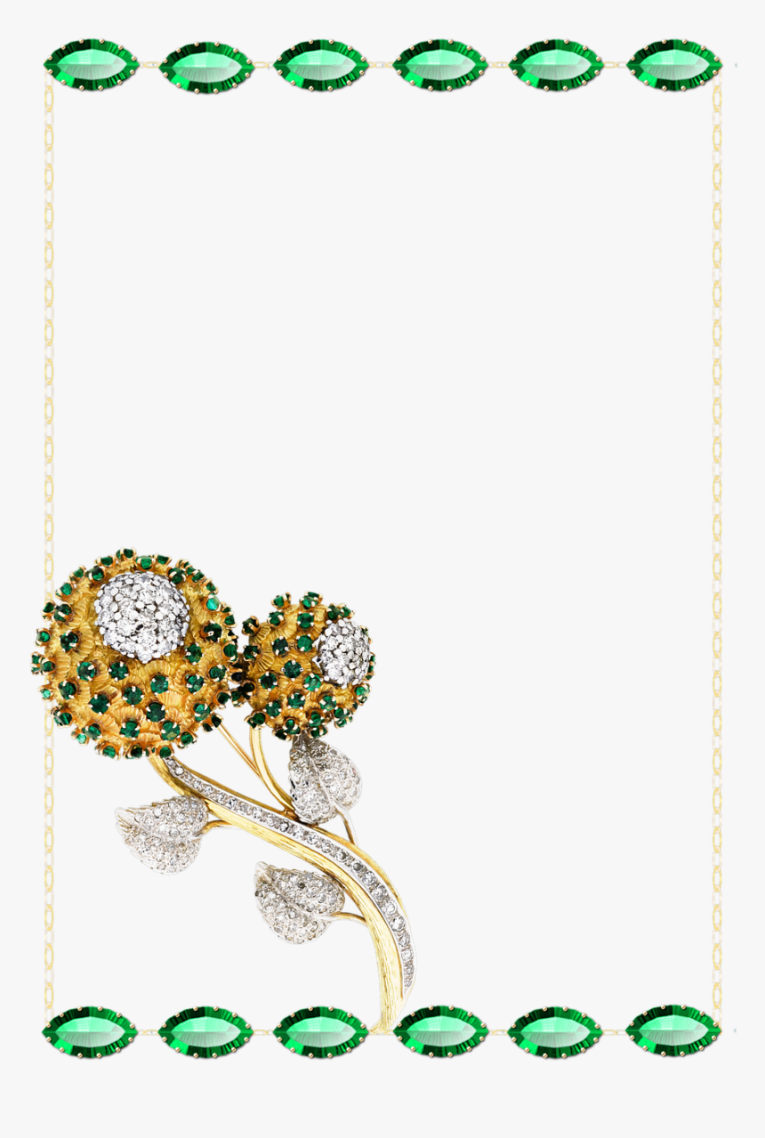 Transparent Gold Flowers Png - Frame Background Hd Png Transparent, Png Download