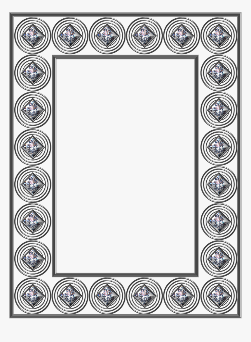 Gunmetal Grey Frame Free Photo - Diamond Frame Transparent, HD Png Download
