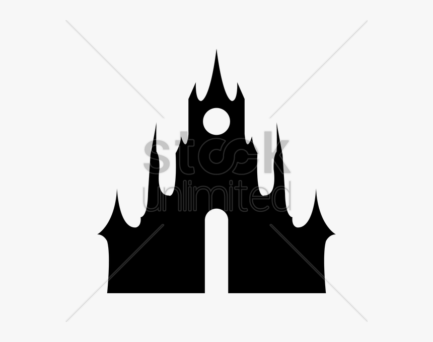 Castle Clipart Silhouette Castle - Silhouette Castle Clipart, HD Png Download