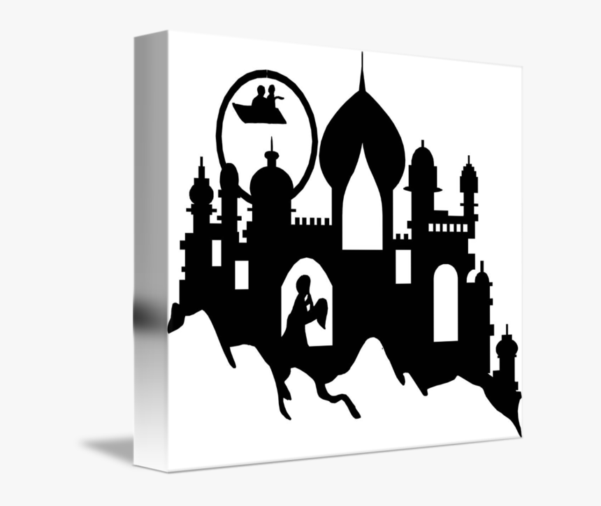 Arabian Clipart Castle - Silhouette Arabian Nights Png, Transparent Png
