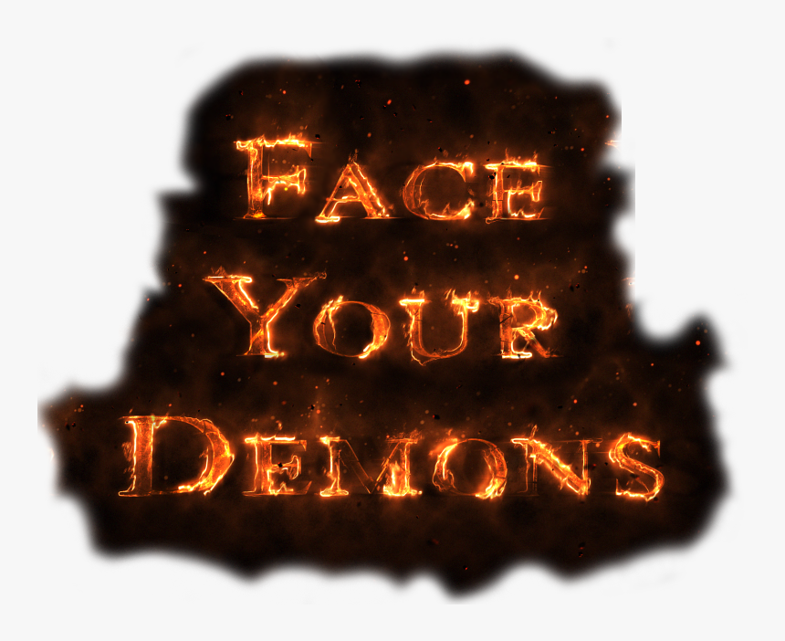 Transparent Demon Face Png - Calligraphy, Png Download