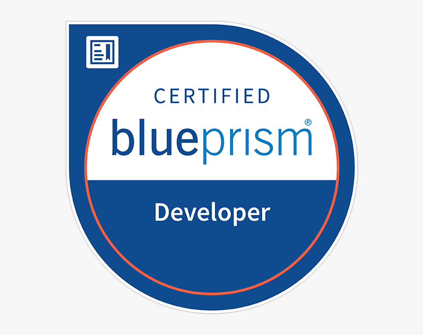Blue Prism Certified Developer, HD Png Download