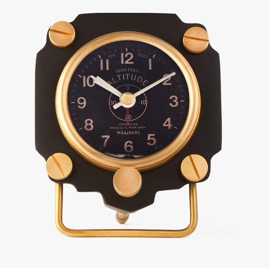 Altimeter Alarm Clock Black - Tag Heuer Wall Clocks, HD Png Download