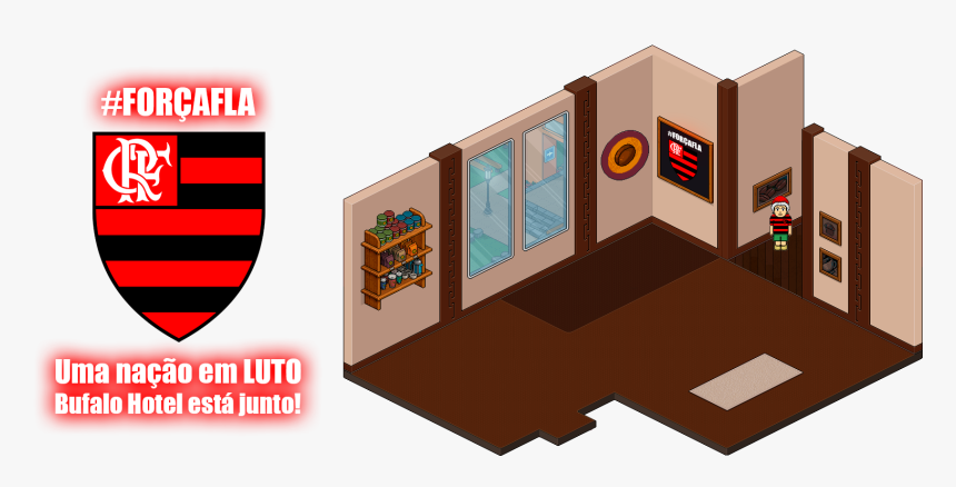 Bufalo Cafe Flamengo - Background Coffee House Habbo, HD Png Download