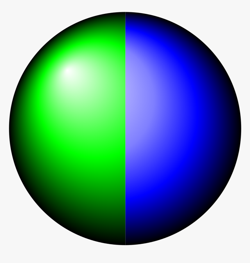 Green And Blue Dot, HD Png Download