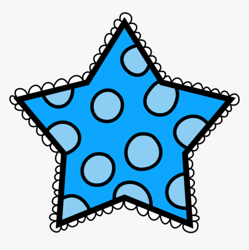Polka Dot Star Clipart, HD Png Download