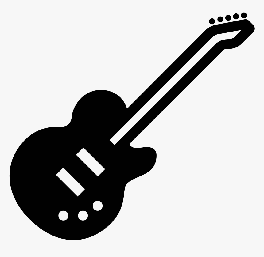 This Is An Image Of An Electric Guitar - Rock Music Icon Png, Transparent Png