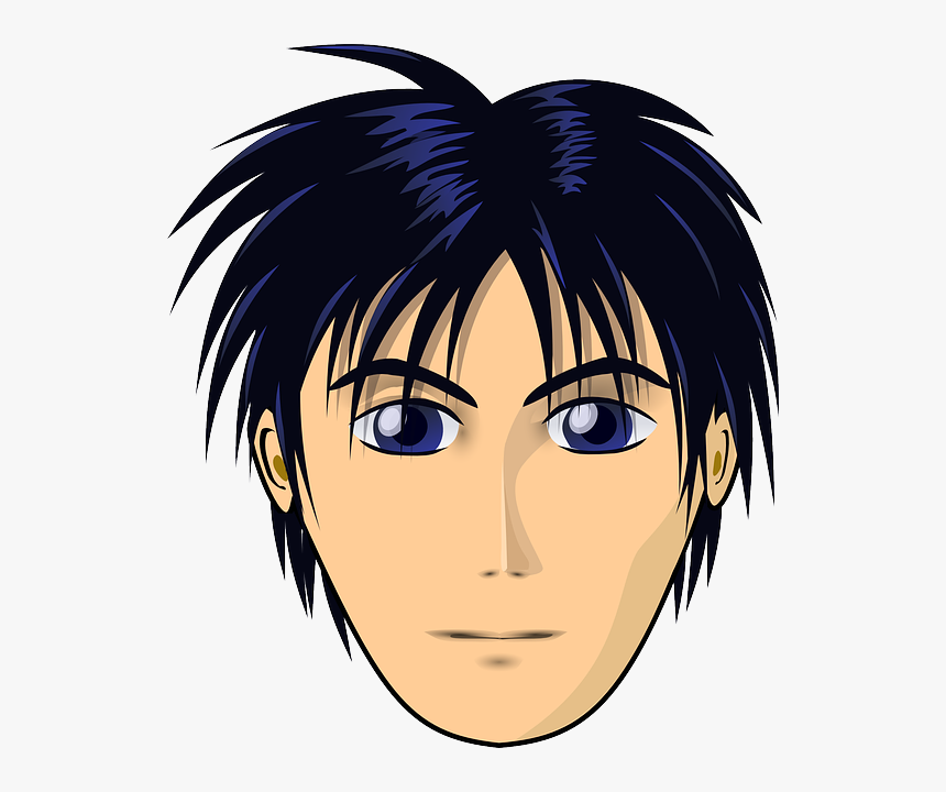 Boy, Face, Head, Portrait, Young, Teen, Youth - Boy Head Clipart, HD Png Download