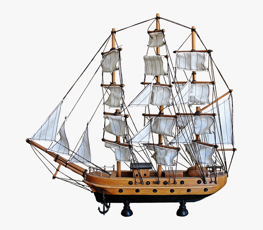 Barco De Vela Png - Old Boat No Background, Transparent Png