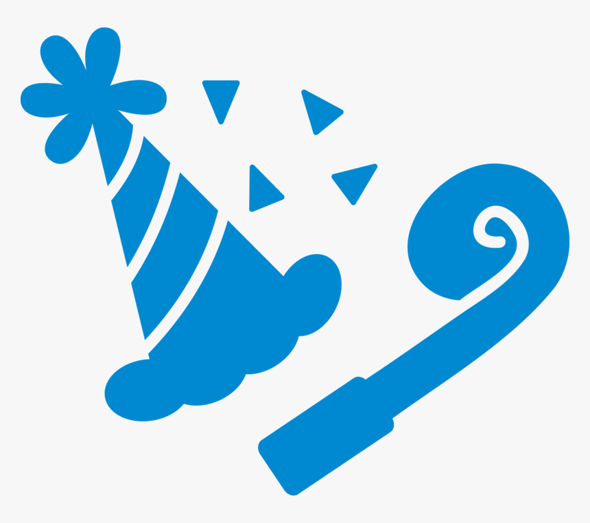 Birthday Parties - Blue Birthday Decor Png, Transparent Png