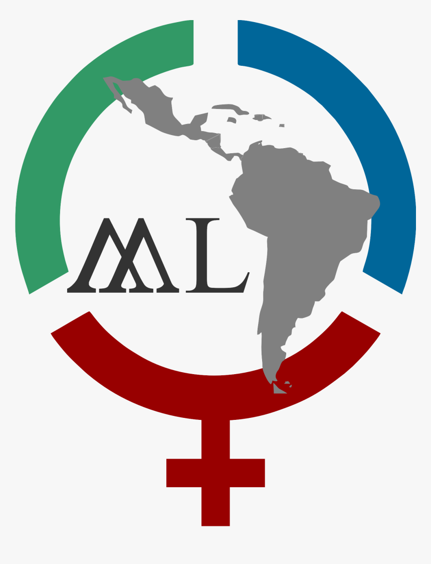 Logo Mujeres Latinoamericanas En Wikimedia - Latinoamerica Mapa Un Color, HD Png Download