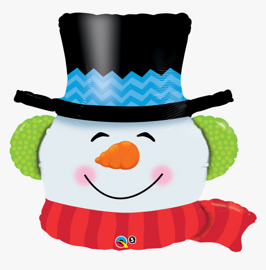 Transparent Globo Clipart - Snowman Head, HD Png Download