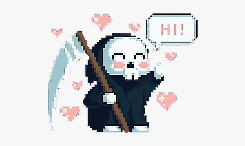 #cute #png #hi #dead #tumblr #kawaii - Cute Tumblr Png Hi, Transparent Png