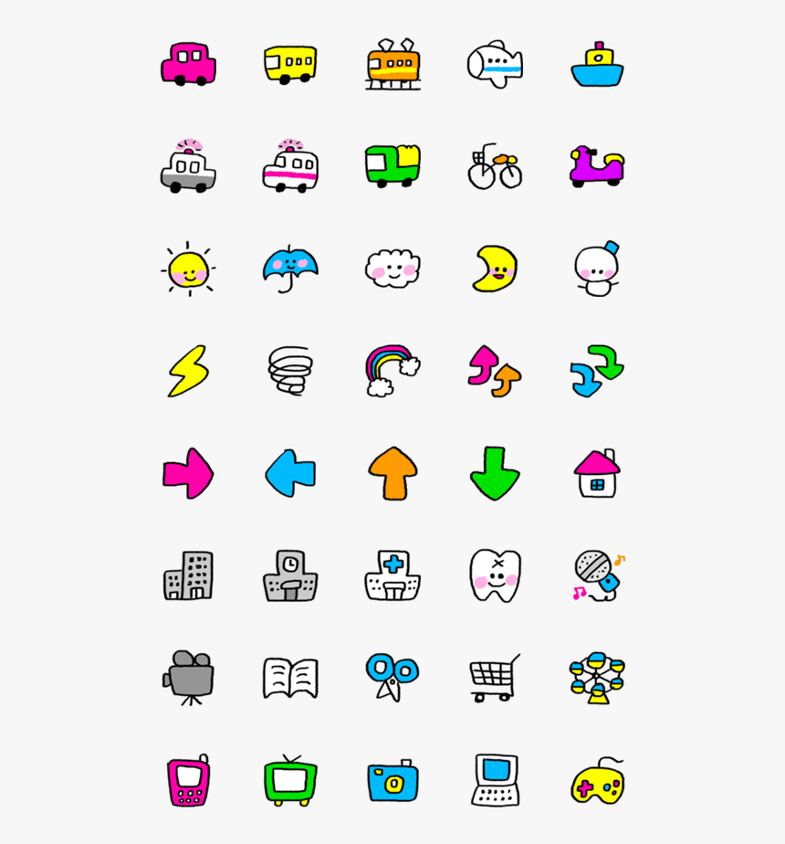 アロハ 絵文字, HD Png Download