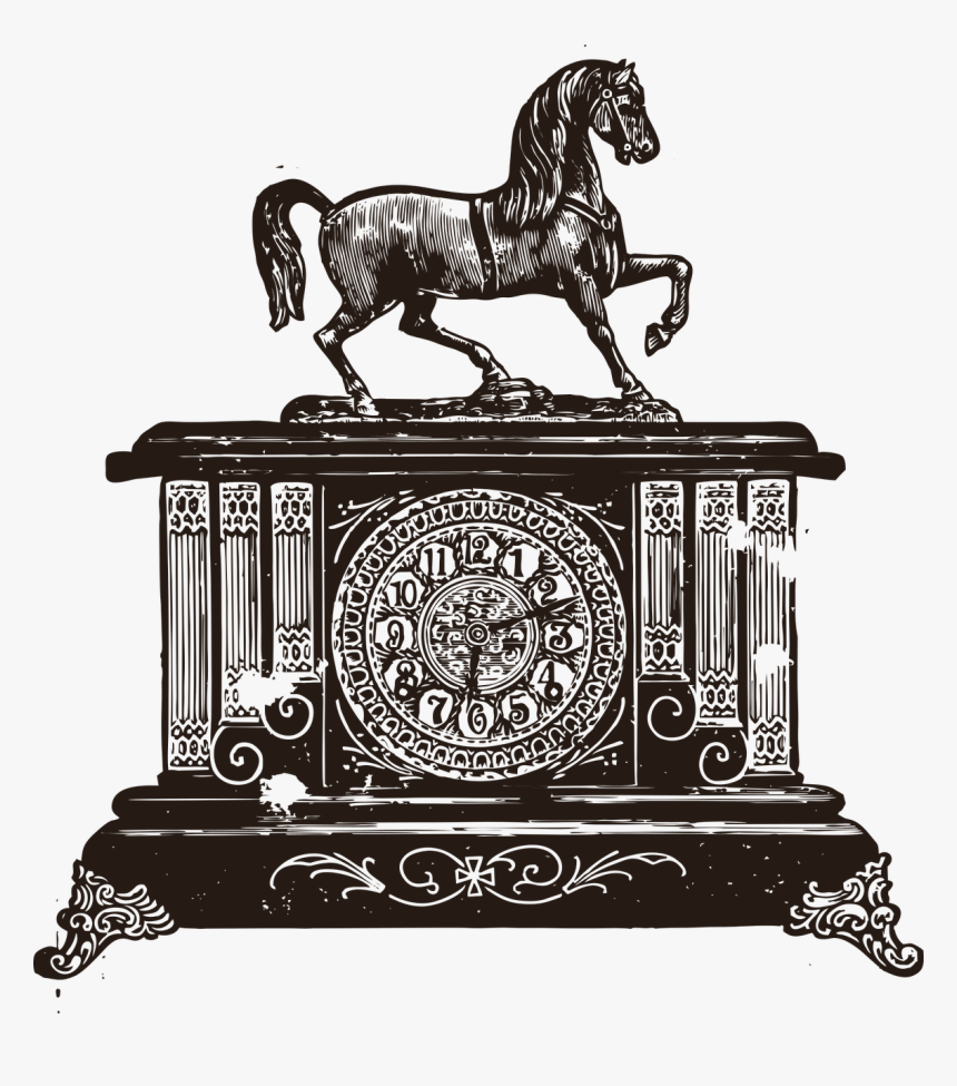 Mantel Clock Vintage Clock Clock Free Photo - 1949 The Year You Were Born, HD Png Download