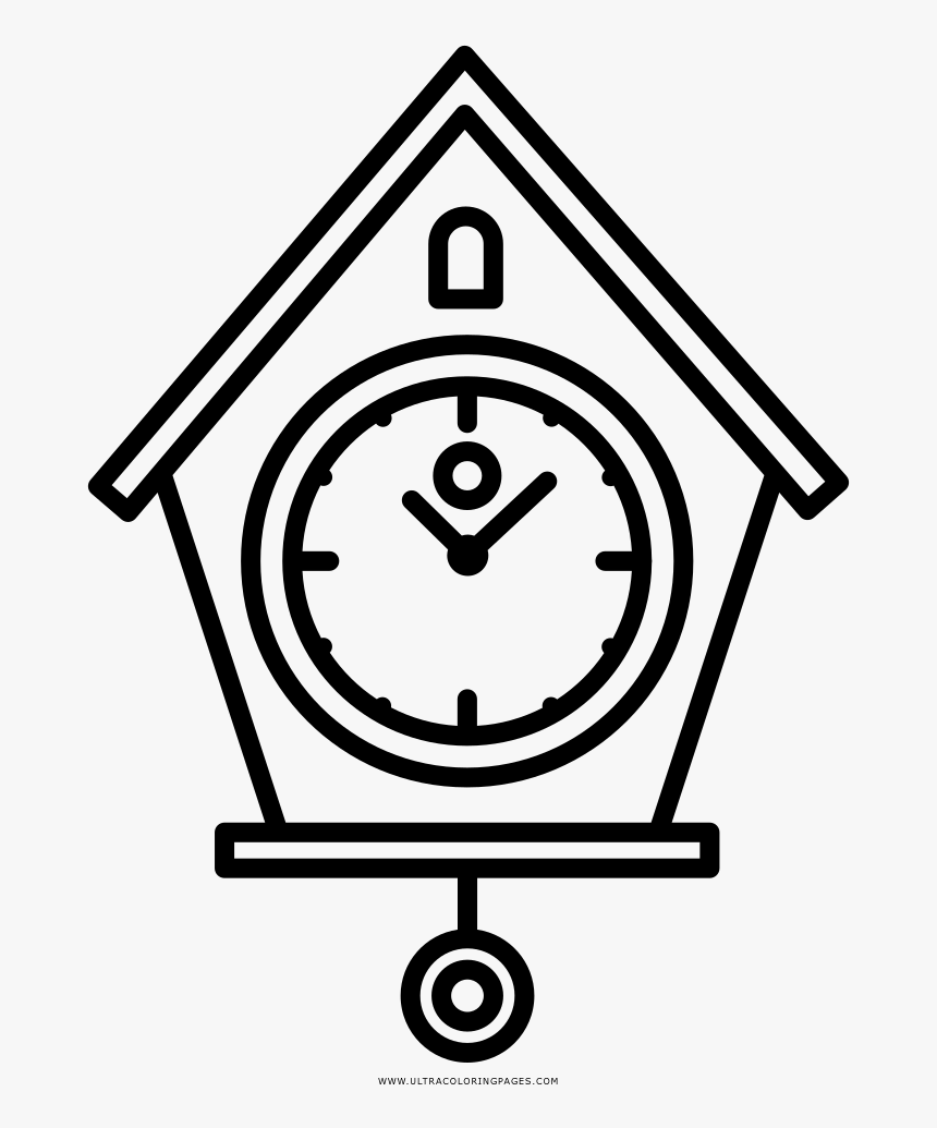 Old Clock Coloring Page - Compass Line Icon, HD Png Download