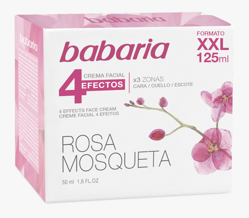 Crema Facial 4 Efectos De Babaria - Babaria, HD Png Download