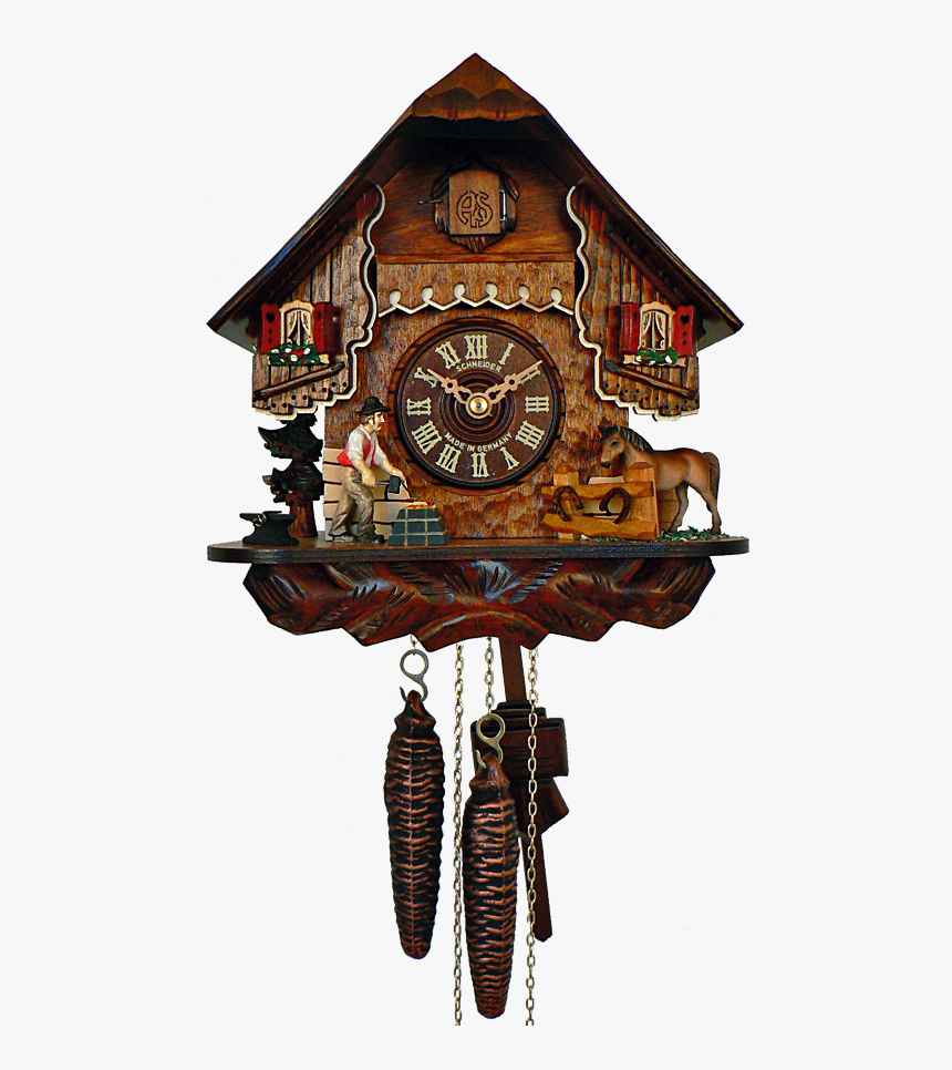 1 Day Chalet With Horse & Blacksmith - Cuckoo Clock, HD Png Download