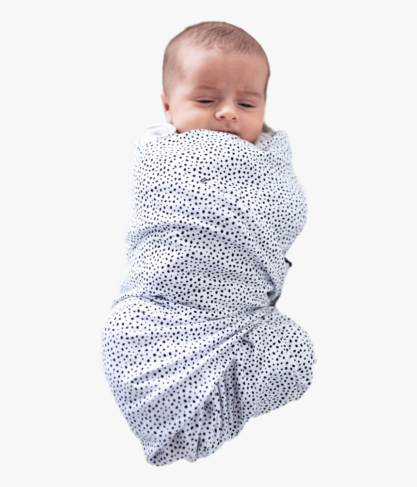Swaddle Oversized Black & White Dots - Toddler, HD Png Download