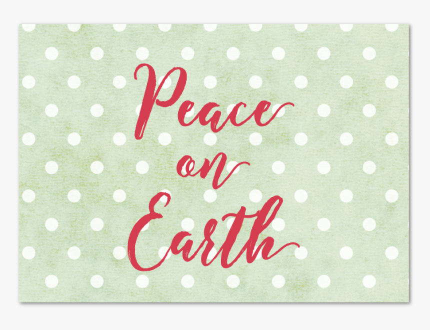 Mint & White Dots Holiday Greeting Card 
								data-caption - Polka Dot, HD Png Download