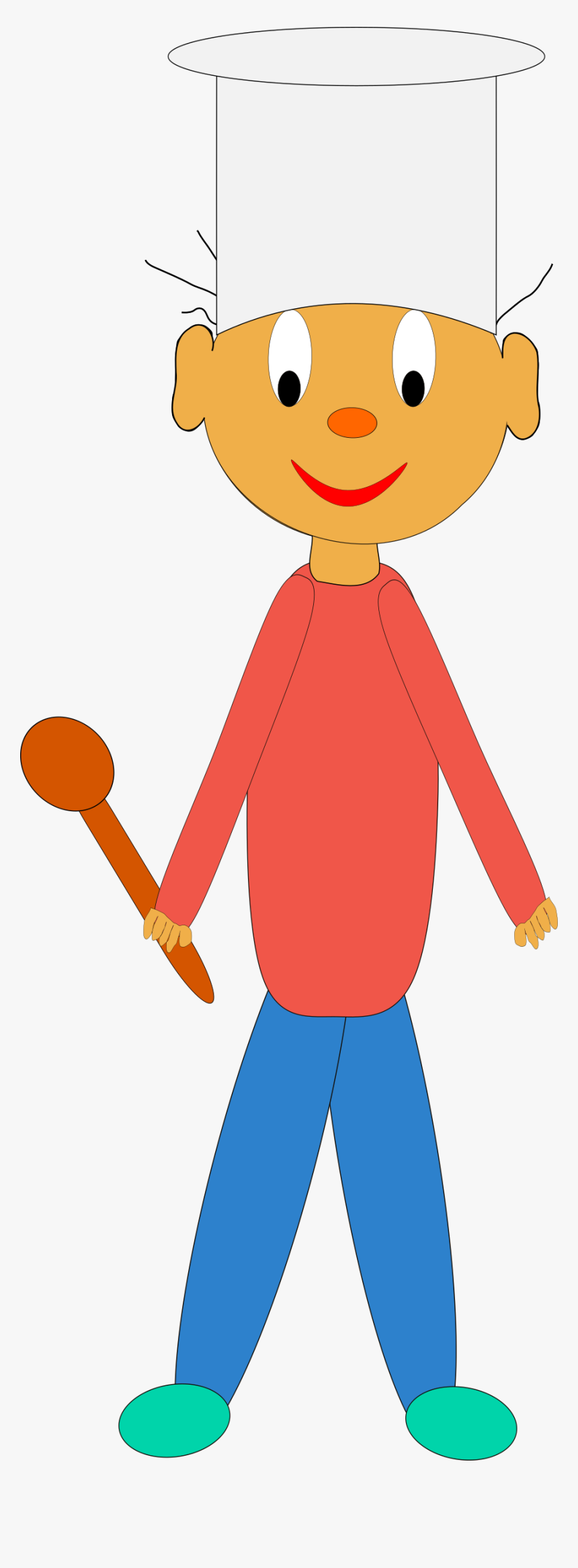 Cook Clip Arts - Chef Cartoon, HD Png Download