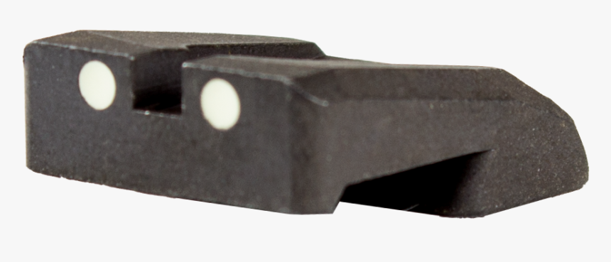 Rear Target Sight With White Dots - Wood, HD Png Download