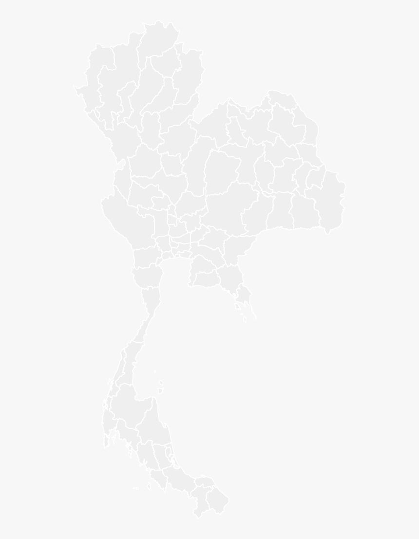 Printable Outline , Blank Thailand Map - Thailand Map Outline Png, Transparent Png