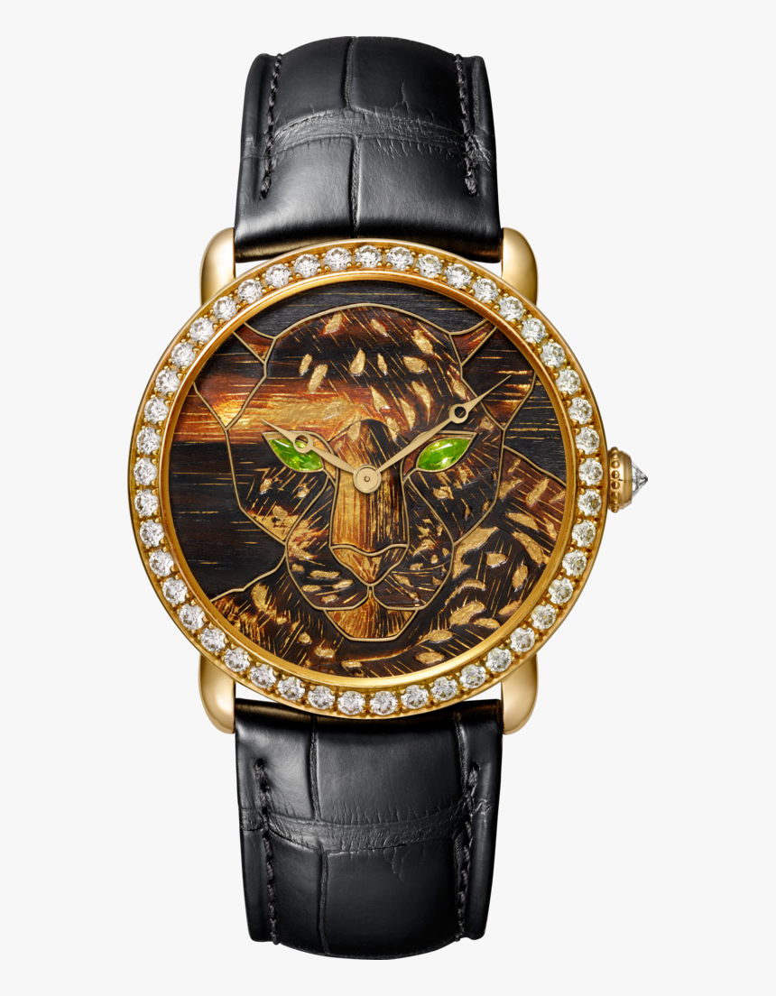 Cartier Panthere Beads Watch, HD Png Download