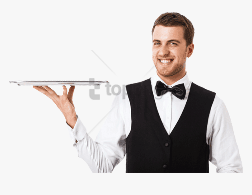 Formal Accessory,gesture,dress Shirt - Waiter Png, Transparent Png
