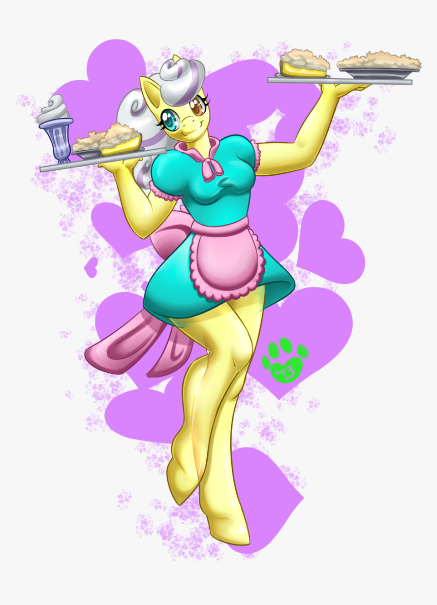 Lemon Meringue The Waitress - Cartoon, HD Png Download