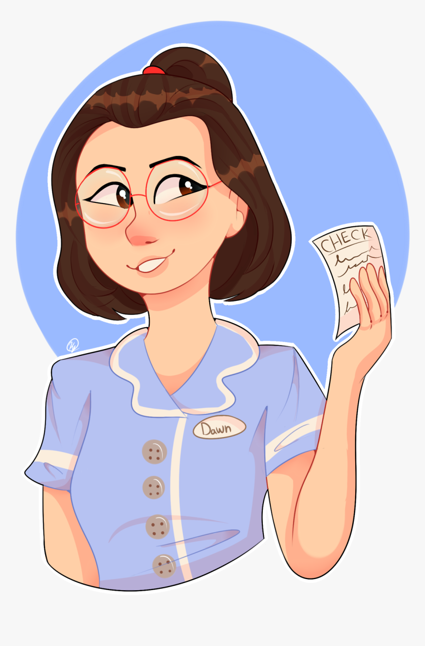 Dawn Waitress Fan Art, HD Png Download