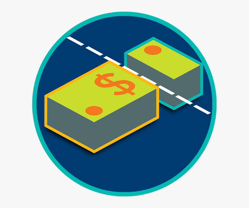 A Stack Of Cash Split Unevenly In Two - Rick And Morty Galactic Federation, HD Png Download