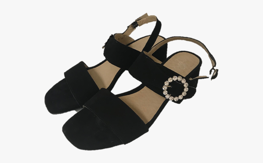 Sandalia Brillos Red Negra Tacón Tienda Carpet Detalle - Sandal, HD Png Download