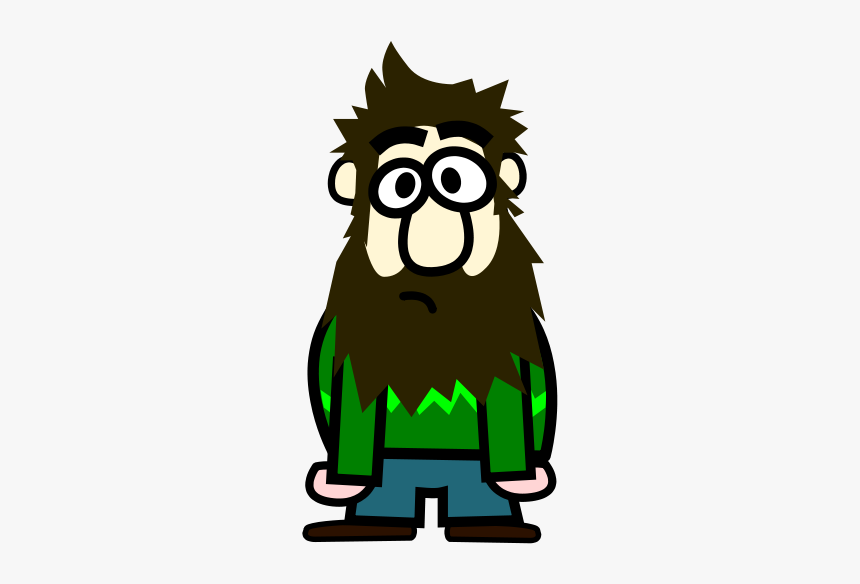 Señor Con Barba - Clip Art Beard Man, HD Png Download