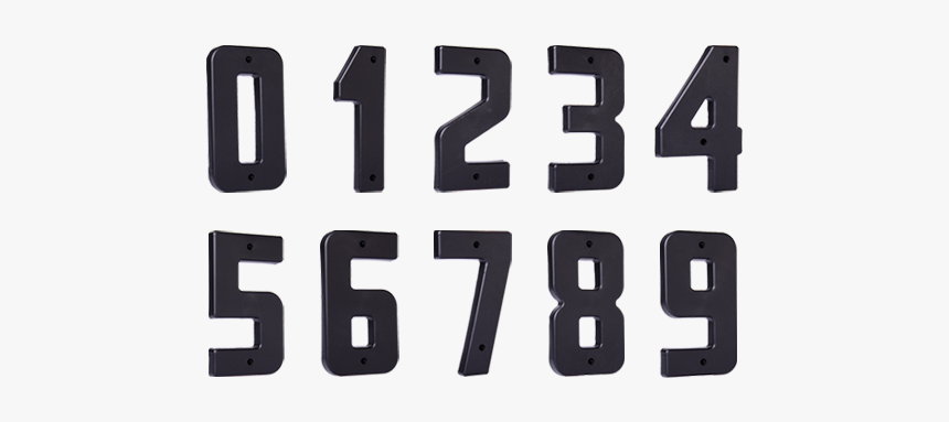 Numbers Black, HD Png Download