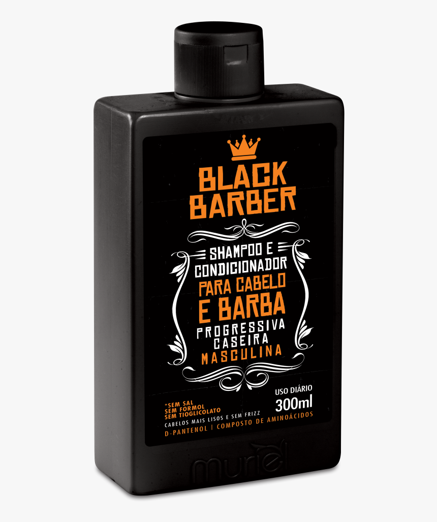 Shampoo Para Barba Black Barber, HD Png Download