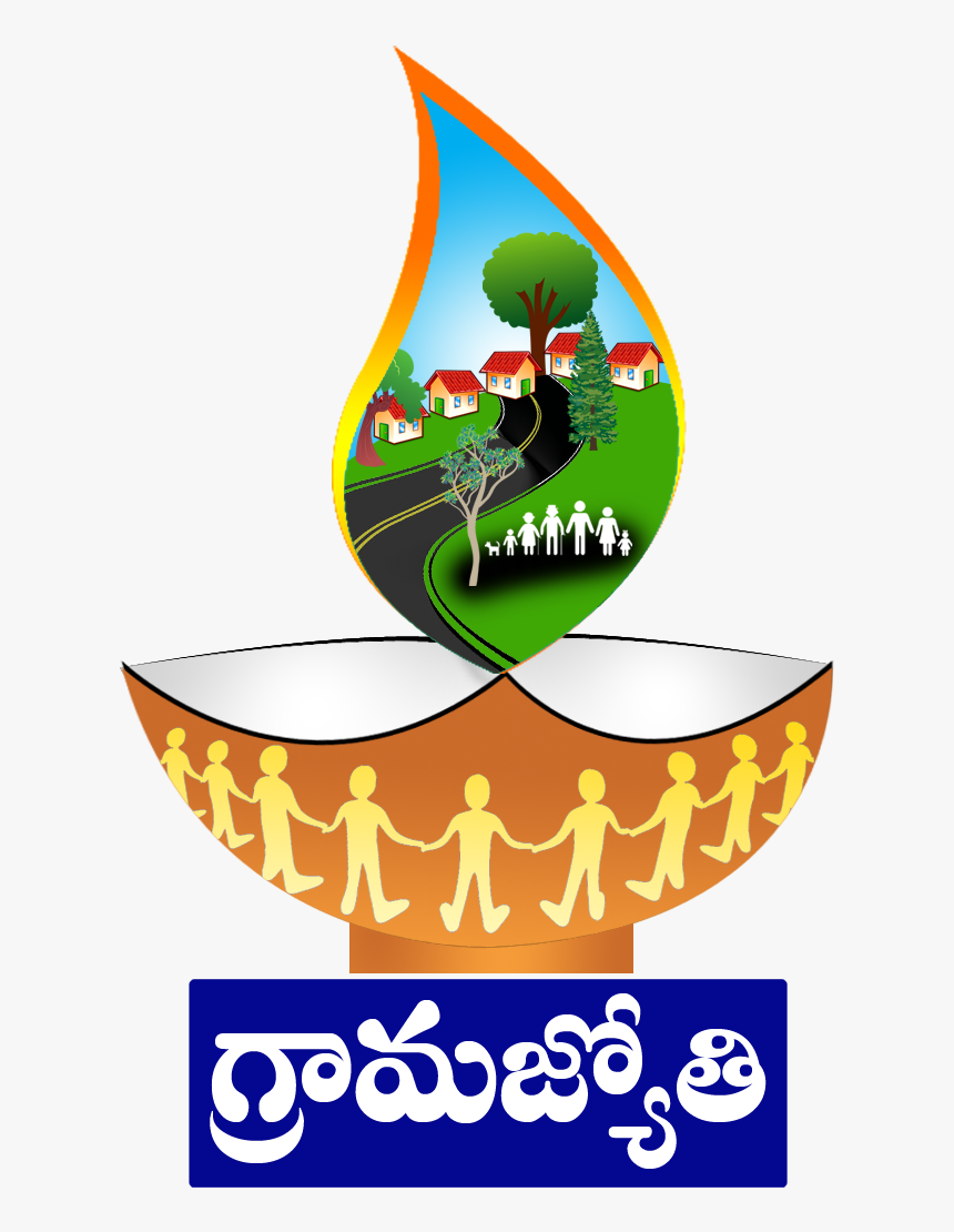 Grama Jyothi Village Development Scheme Logo01 Www - Telangana Grama Jyothi Scheme, HD Png Download