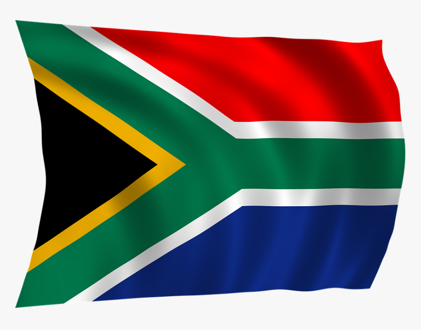 South African Flag, Many South Africans Now Live In - South Africa Flag Png, Transparent Png