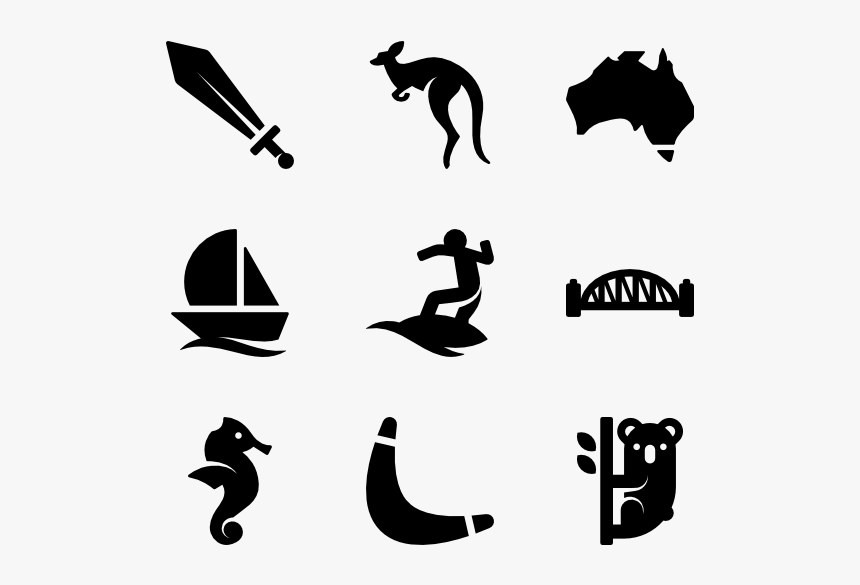 Oceania Icons, HD Png Download