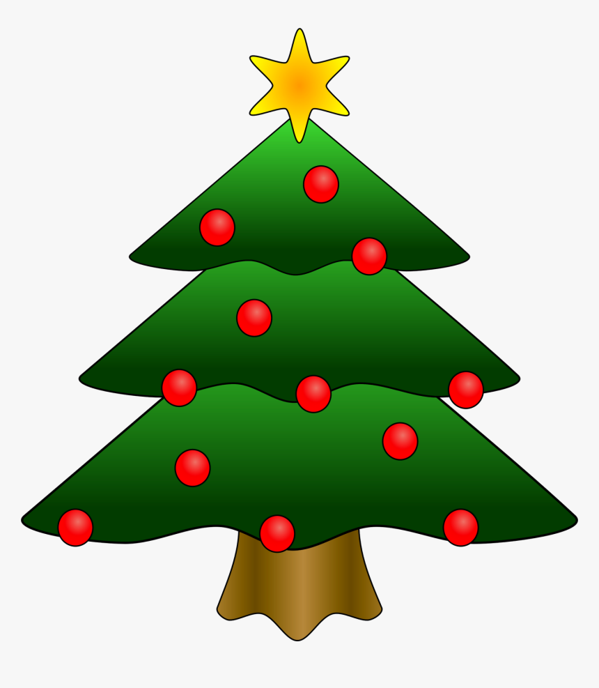 Transparent Arvore Png - Christmas Tree Clipart, Png Download
